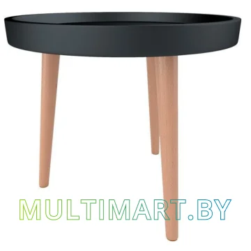 Журнальный столик LoftyHome Fig VC4017W-B (черный)